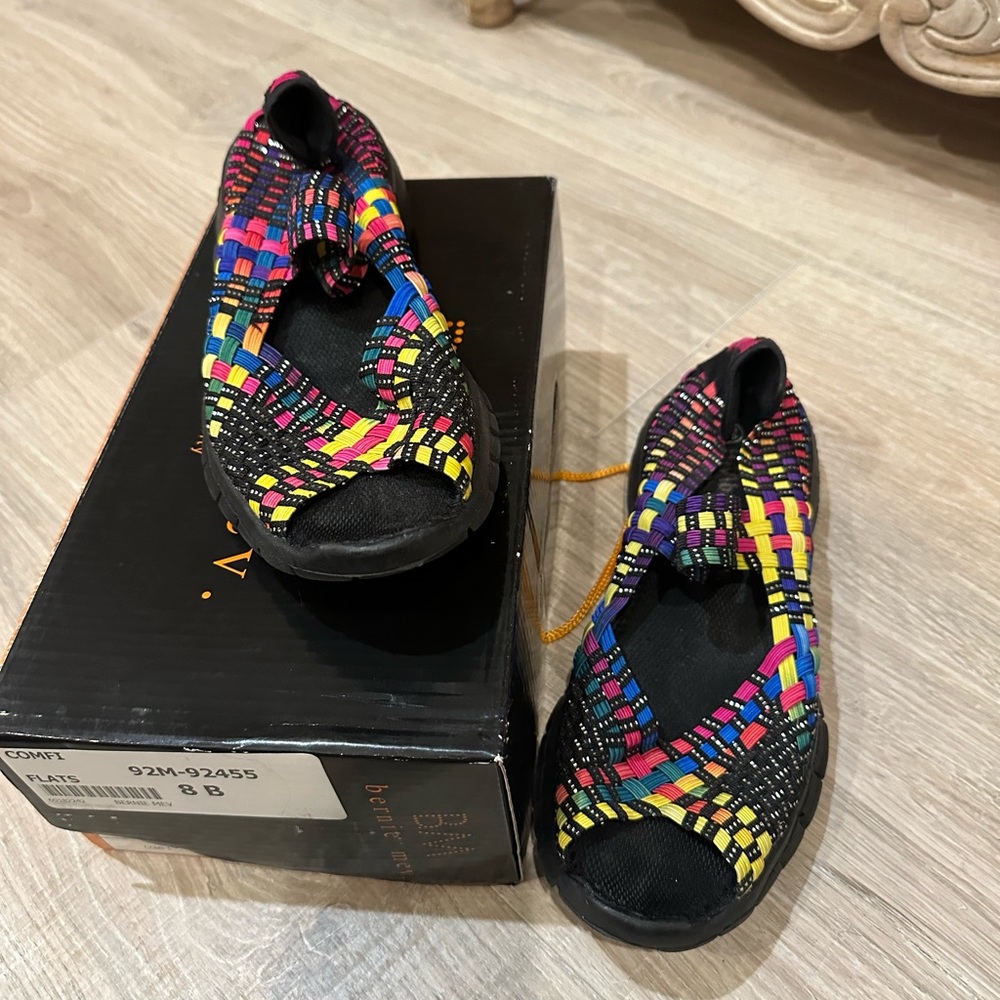 Bernie Mev rainbow shoes!!!